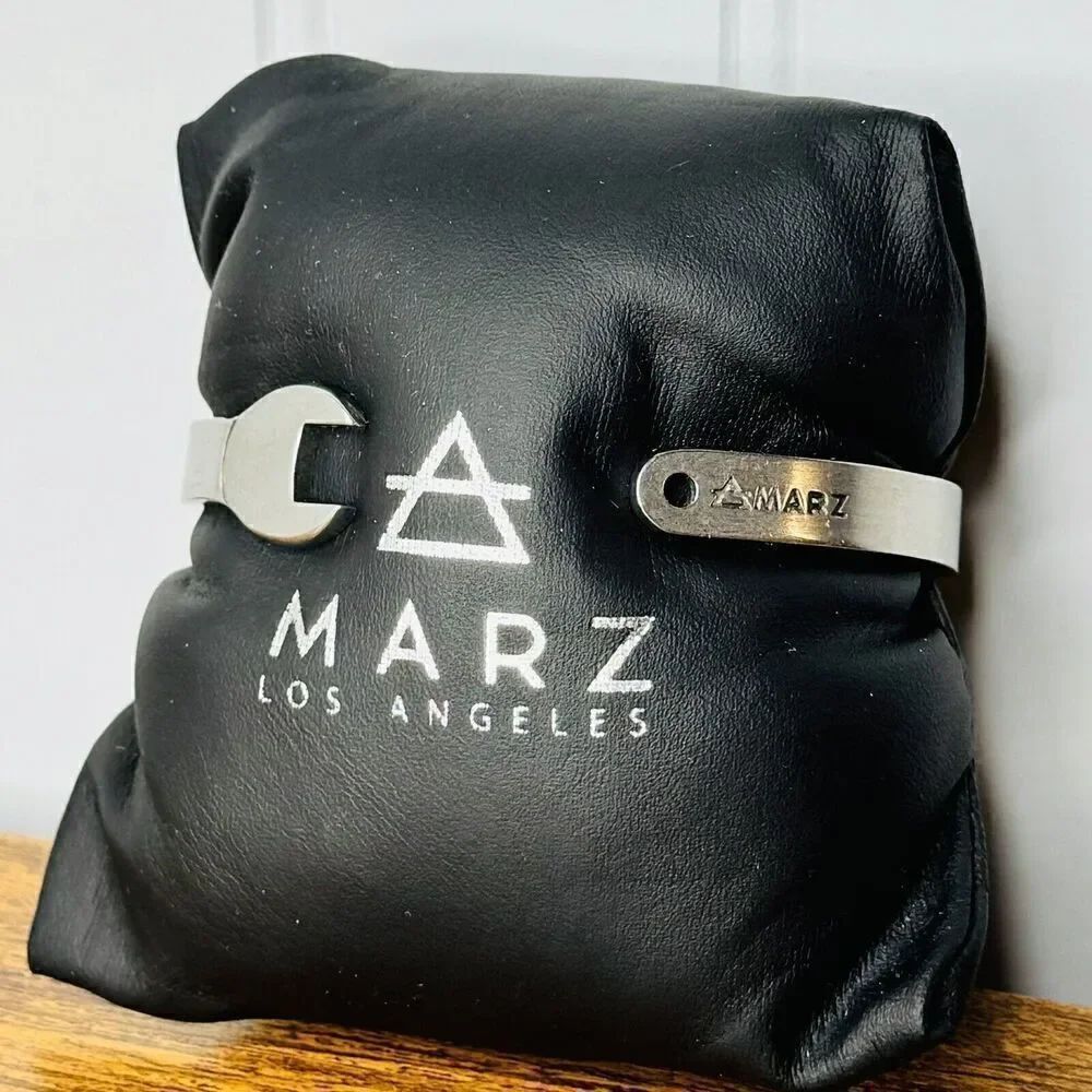 Marz Los Angeles Wrench Bracelet Stainless Steel Biker Mechanic Punk Silver Tone